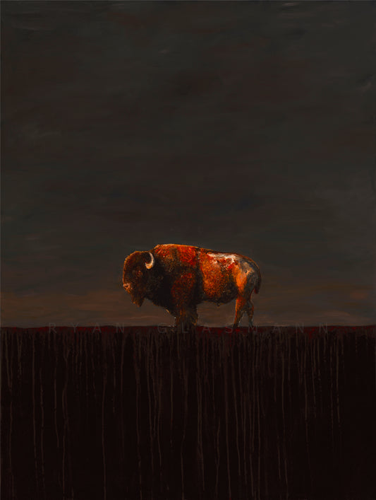 Lone Bison Prints