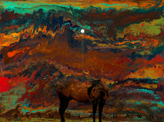 "Horse phase" original 48" x 36"