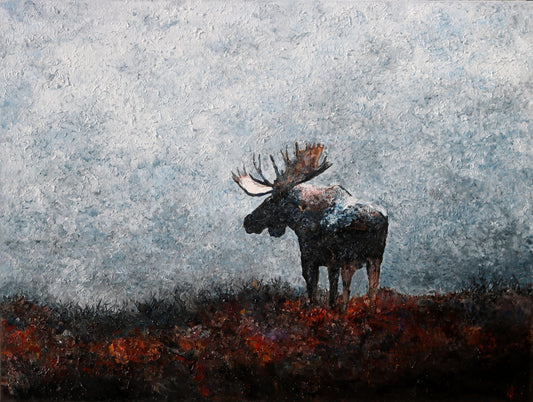 "Northern Moose" Original (SOLD)