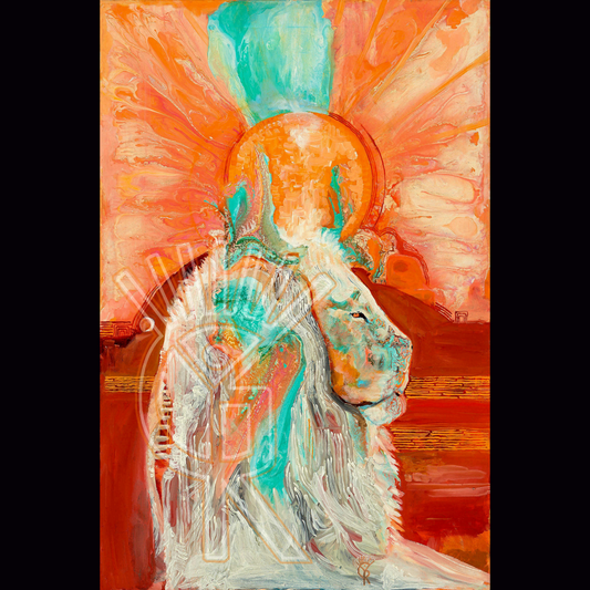 "Sun Lion" Original SOLD